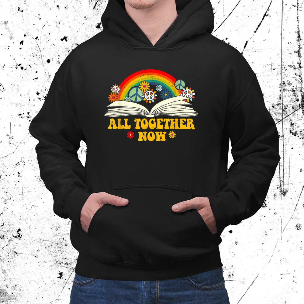 All Together Now Summer Reading Program 2023 Book Rainbow Shirt