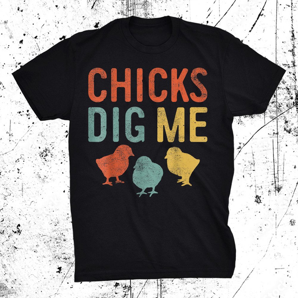 Kids Easter Chicks Dig Me Chickens Spring Shirt