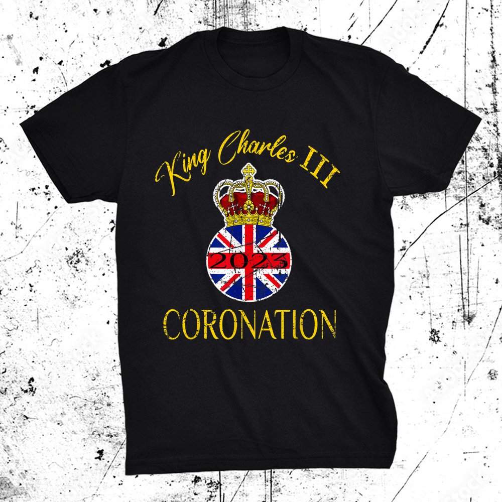 King Charles Coronation 2023 Distressed God Save King Shirt