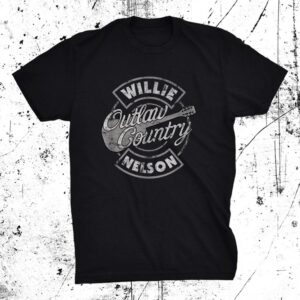 Official Willie Nelson Outlaw Country Shirt