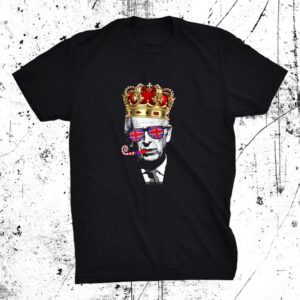 Party King Funny Coronation King Charles Union Jack And Crown Shirt