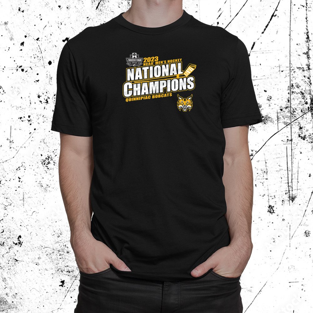 Quinnipiac Bobcats National Champs 2023 Ice Hockey Shirt