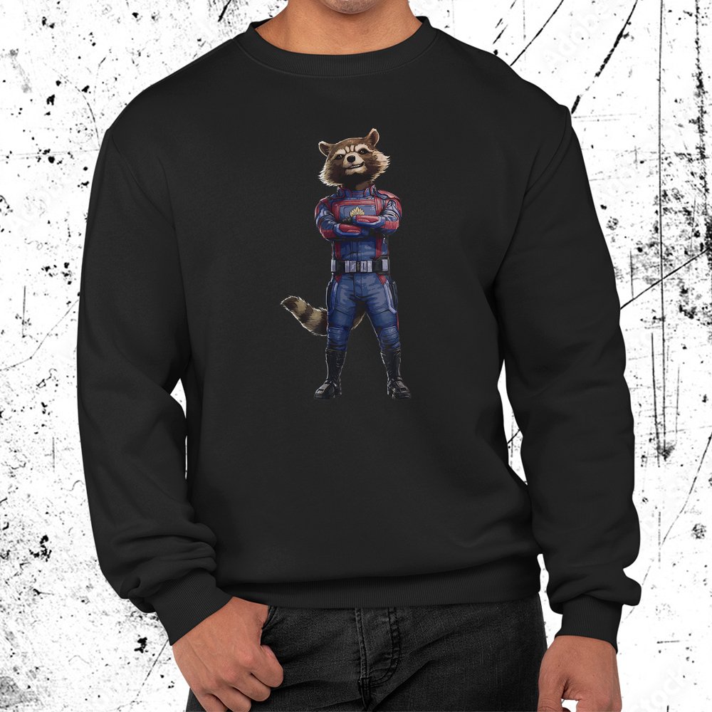 Rocket Hero Pose Marvel Guardians Of The Galaxy Shirt