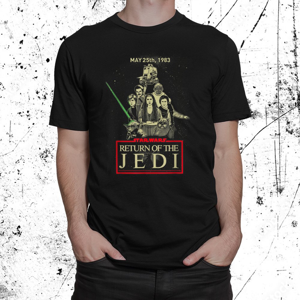 Star Wars Return Of The Jedi 40th Anniversary May 25th 1983 Shirt
