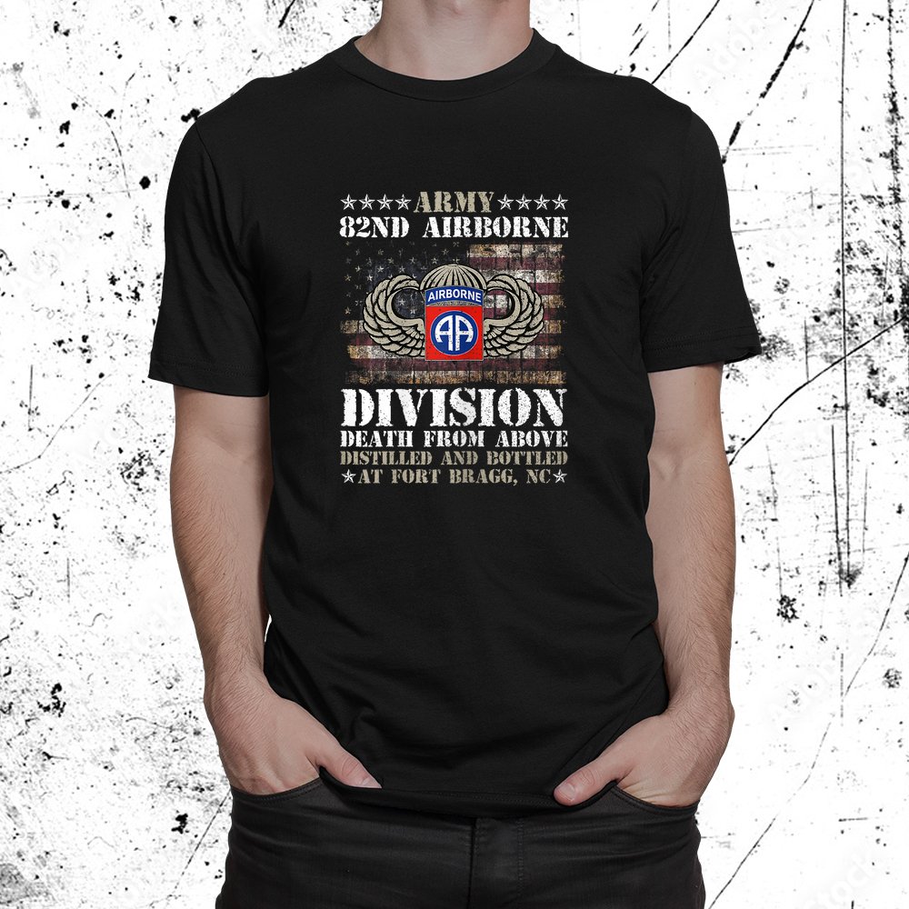 Us Army 82nd Airborne Division Death From Above Veterans Day Shirt