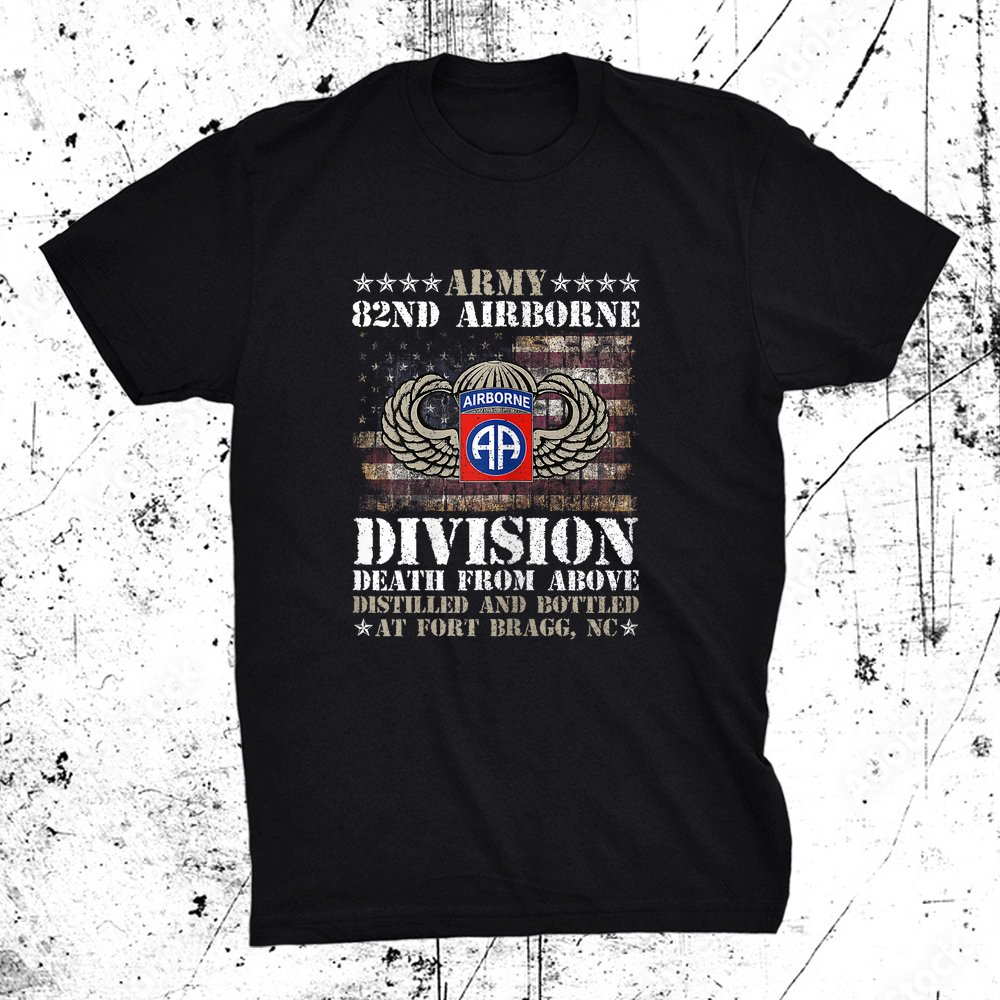 Us Army 82nd Airborne Division Death From Above Veterans Day Shirt