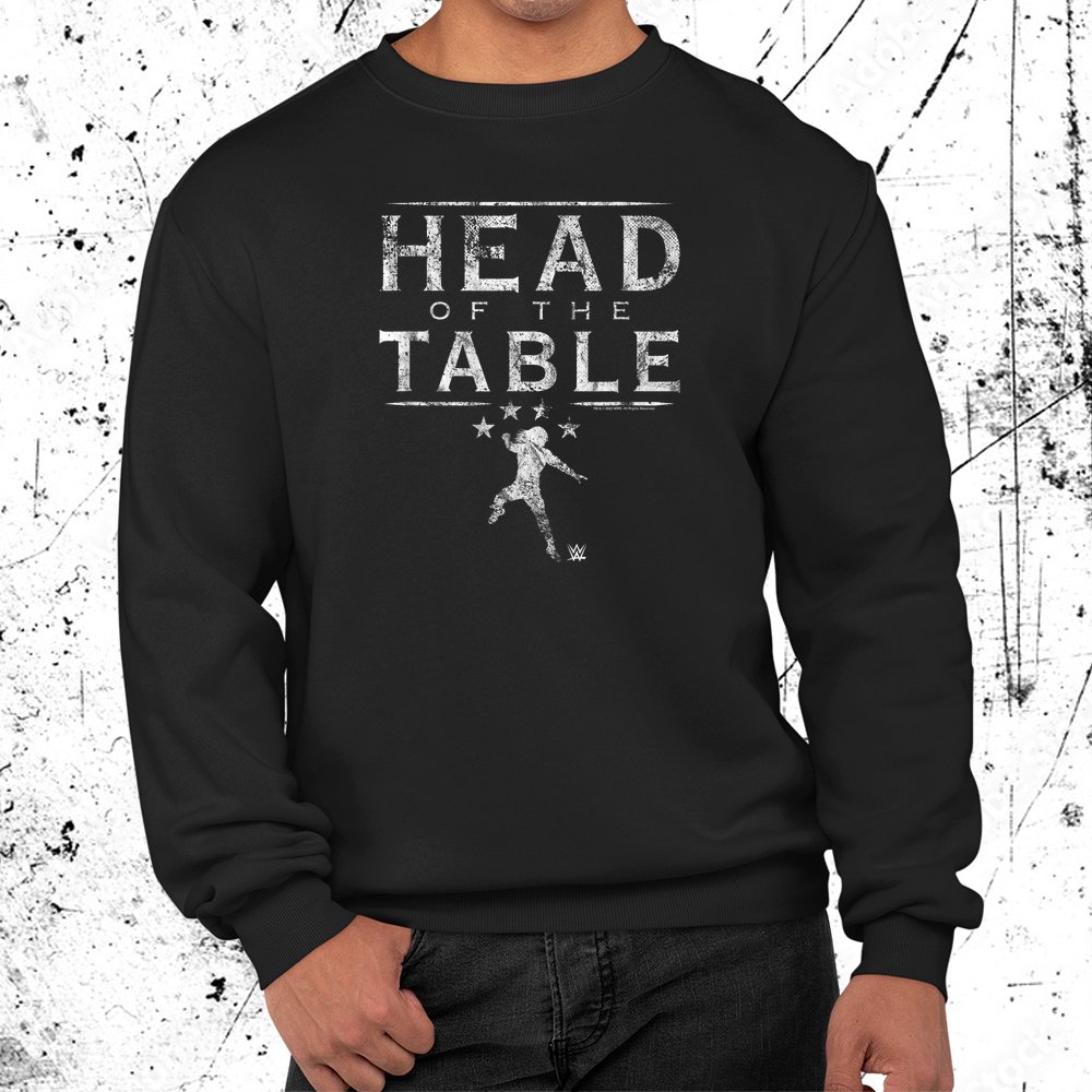 Wwe Roman Reigns Head Of The Table Distressed Shirt