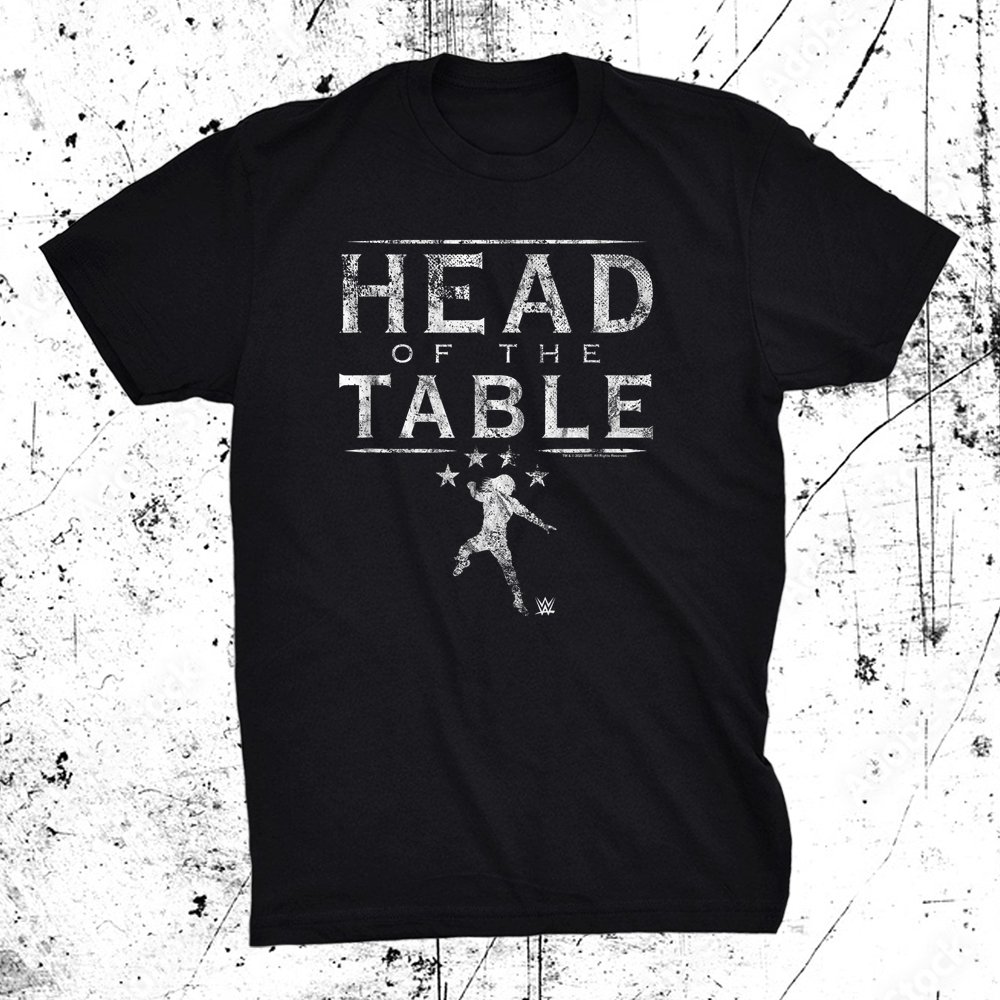 Wwe Roman Reigns Head Of The Table Distressed Shirt