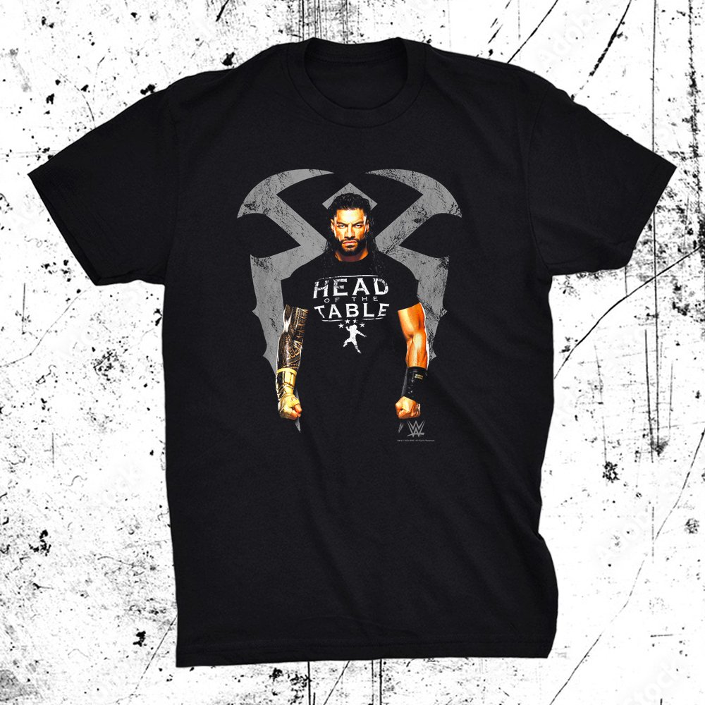 Wwe Roman Reigns Head Of The Table Photo Real Shirt